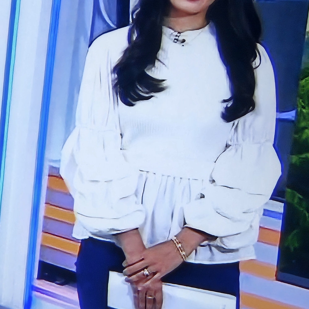 Elegant White Women's Top